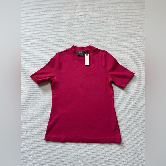 Anthropologie Tops - Anthropologie Fuchsia Short Sleeve Tee
